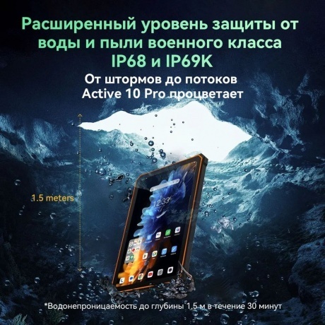 Планшет Blackview Active 10 Pro 5G 12/512Gb Black - фото 16