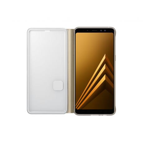 Чехол Samsung NeonCover для Galaxy A8+ 2018 (A730) EF-FA730PFEGRU Gold - фото 3