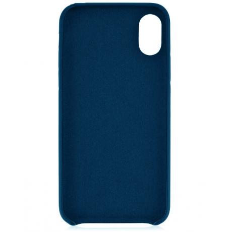 Чехол накладка DYP Cover Case для Apple iPhone X синий (иск.кожа) (DYPCR00023) - фото 2