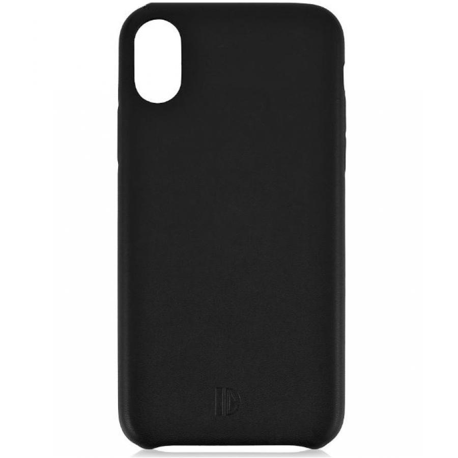 Чехол накладка DYP Cover Case для Apple iPhone X чёрный (иск.кожа) (DYPCR00024) от Kotofoto