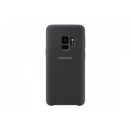 Чехол Samsung SiliconeCover для Galaxy S9 (G960)  EF-PG960TBEGRU Black - фото 1