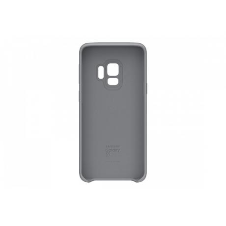 Чехол Samsung SiliconeCover для Galaxy S9 (G960)  EF-PG960TJEGRU Grey - фото 4
