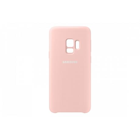 Чехол Samsung SiliconeCover для Galaxy S9 (G960)  EF-PG960TPEGRU Pink - фото 5