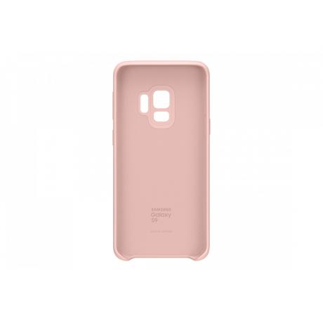 Чехол Samsung SiliconeCover для Galaxy S9 (G960)  EF-PG960TPEGRU Pink - фото 4