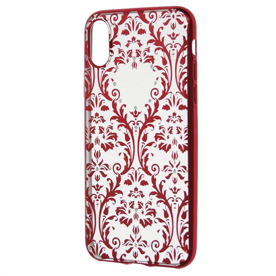 Накладка Devia Crystal Baroque Case для iPhone X - Red от Kotofoto