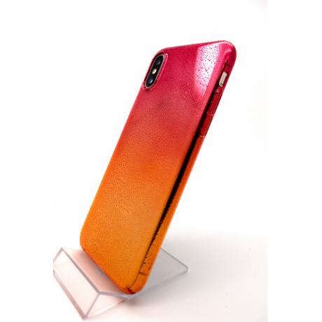 Накладка Devia Amber Case для iPhone X - Orange - фото 4