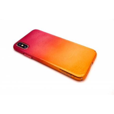 Накладка Devia Amber Case для iPhone X - Orange - фото 9
