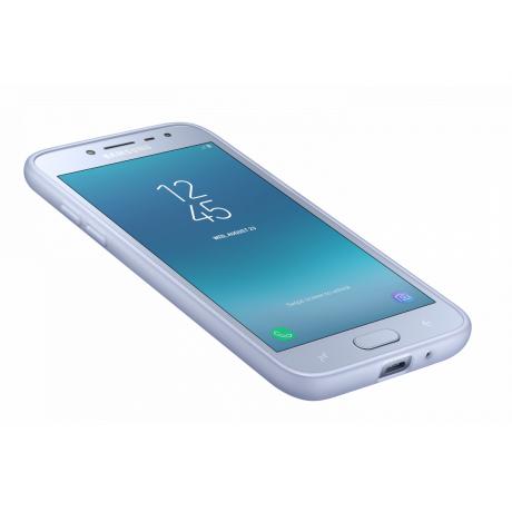 Чехол (клип-кейс) Samsung для Samsung Galaxy J2 (2018) Jelly Cover голубой (EF-AJ250TLEGRU) - фото 5