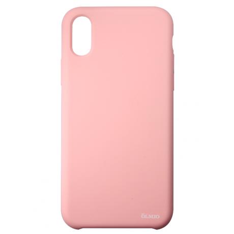 Чехол Olmio Velvet для iPhone X (нежно-розовый) - фото 1