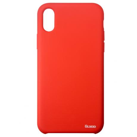 Чехол Olmio Velvet для iPhone X (красный) - фото 1