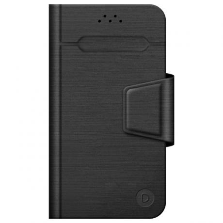 Чехол-подставка для смартфонов Deppa Wallet Fold M 4.3''- 5.5'' черный - фото 1