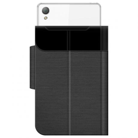Чехол-подставка для смартфонов Deppa Wallet Fold M 4.3''- 5.5'' черный - фото 2