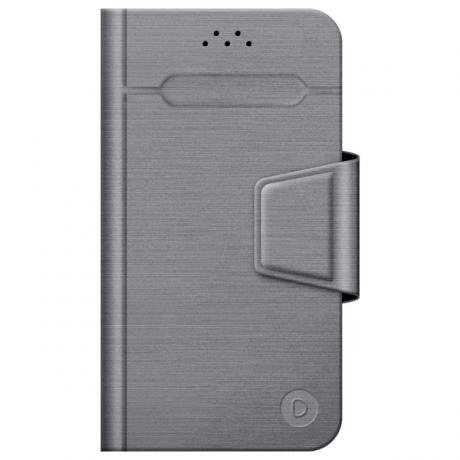 Чехол-подставка для смартфонов Deppa Wallet Fold M 4.3''- 5.5'' серый - фото 1