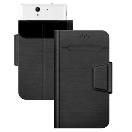 Чехол-подставка для смартфона Deppa Wallet Fold L 5.5&quot;-5.7' черный - фото 3