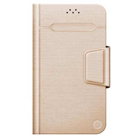 Чехол-подставка для смартфона Deppa Wallet Fold L 5.5&quot;-5.7'' золотой - фото 1