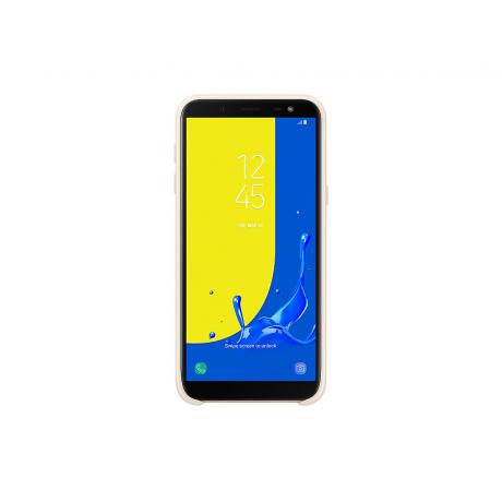 Чехол (клип-кейс) Samsung для Samsung Galaxy J6 (2018) Dual Layer Cover золотистый (EF-PJ600CFEGRU) - фото 9