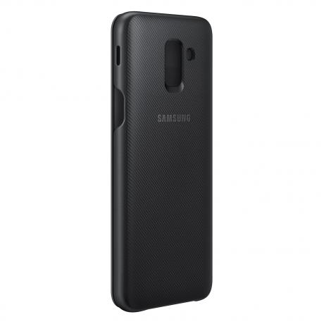Чехол (флип-кейс) Samsung для Samsung Galaxy J6 (2018) Wallet Cover черный (EF-WJ600CBEGRU) - фото 10