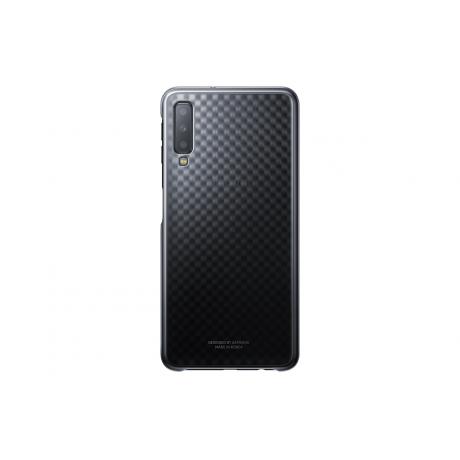 Чехол Samsung Gradation Cover A7 (2018) EF-AA750CBEGRU Black - фото 2