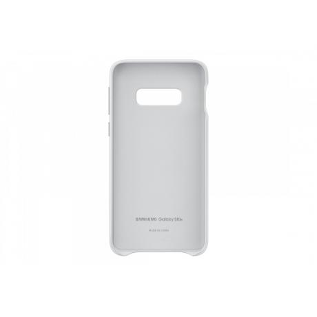 Чехол Samsung LeatherCover для Galaxy S10e (G970) EF-VG970LWEGRU White - фото 4