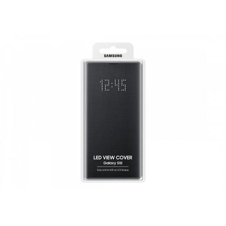 Чехол Samsung LED-View для Galaxy S10 (G973) EF-NG973PBEGRU Black - фото 5