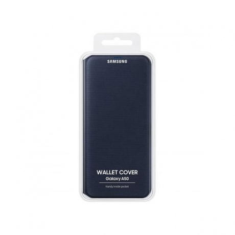 Чехол Samsung Wallet Cover для Galaxy A50 (A505) EF-WA505PBEGRU Black - фото 5