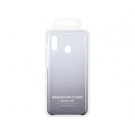 Чехол Samsung Gradation Cover для Samsung Galaxy A30 (A305) EF-AA305CBEGRU Black - фото 5
