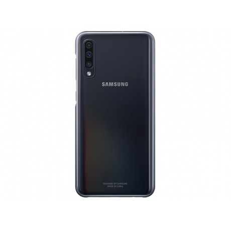 Чехол (клип-кейс) Samsung для Samsung Galaxy A50 Gradation Cover черный (EF-AA505CBEGRU) - фото 1