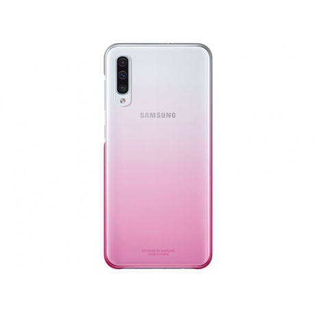 Чехол (клип-кейс) Samsung для Samsung Galaxy A50 Gradation Cover розовый (EF-AA505CPEGRU) - фото 1