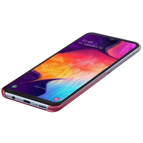 Чехол (клип-кейс) Samsung для Samsung Galaxy A50 Gradation Cover розовый (EF-AA505CPEGRU) - фото 4