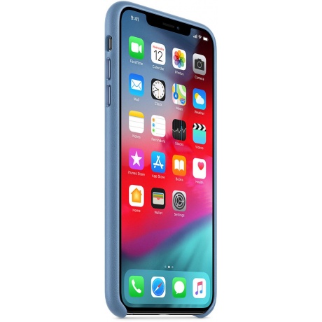 Чехол (клип-кейс) Apple для Apple iPhone XS Max MVFX2ZM/A голубой - фото 3