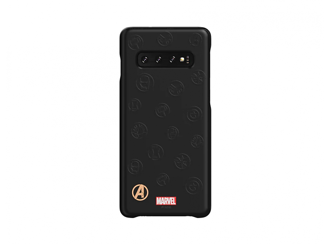 Чехол Araree Marvel Case AvLogo для Samsung Galaxy S10 (G973) GP-G973HIFGKWE Black