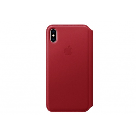 Чехол (флип-кейс) Apple для Apple iPhone XS Max MRX32ZM/A красный - фото 1