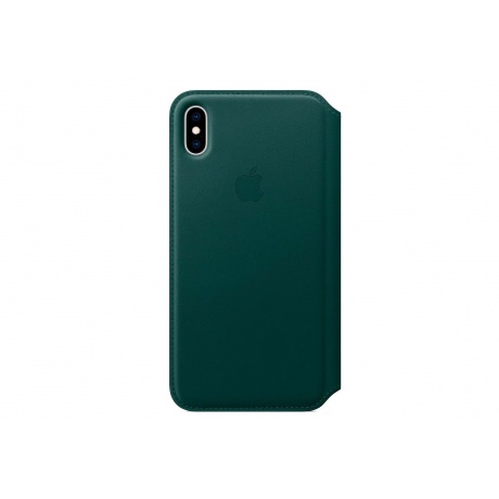 Чехол (флип-кейс) Apple для Apple iPhone XS Max MRX42ZM/A темно-зеленый - фото 1