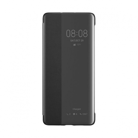 Оригинальный чехол-книжка для Huawei P30 Pro, с прозрачным окном, черный 51992882 - фото 1