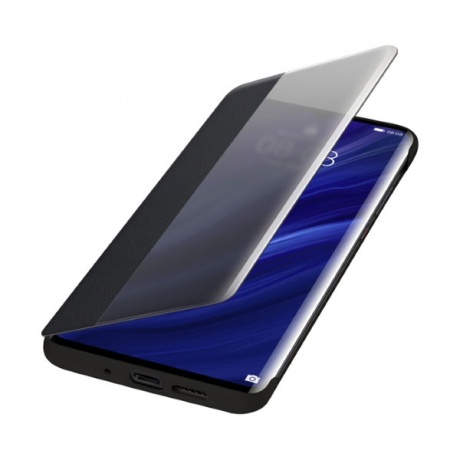 Оригинальный чехол-книжка для Huawei P30 Pro, с прозрачным окном, черный 51992882 - фото 3