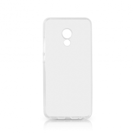 Чехол-крышка DF для Meizu M5, силиконовый, прозрачный - фото 2