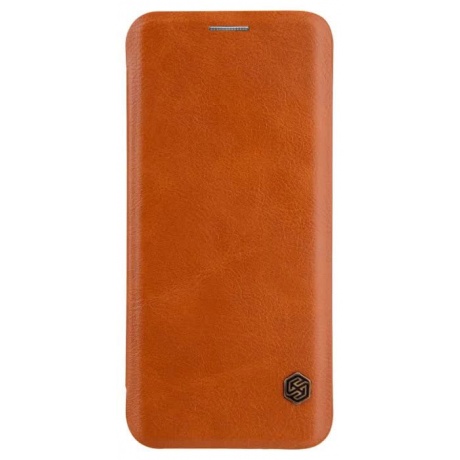 Чехол Nillkin Qin leather case для Samsung Galaxy S9, коричневый - фото 2