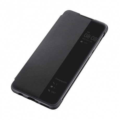 Оригинальный чехол-книжка силикон для Huawei  P30 lite, черный  51992971 - фото 1