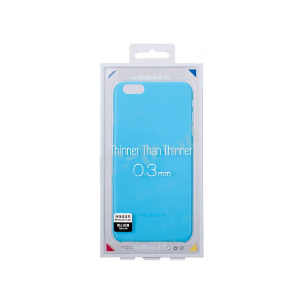 Чехол Momax для iPhone 6/6S PLUS Membrane Case 0.3 mm Голубой