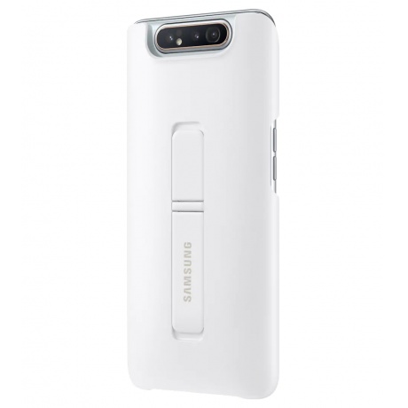 Чехол (клип-кейс) Samsung Galaxy A80 Standing Cover белый (EF-PA805CWEGRU) - фото 3