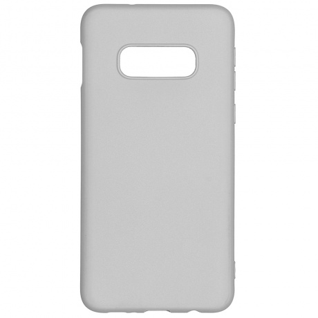 Клип-кейс PERO софт-тач для Samsung S10E серый - фото 1