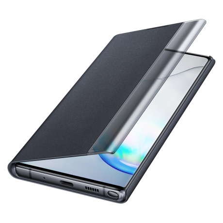 Чехол (флип-кейс) Samsung для Samsung Galaxy Note 10+ Clear View Cover черный (EF-ZN975CBEGRU) - фото 4