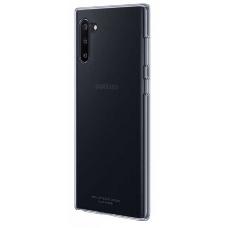 Чехол (клип-кейс) Samsung для Samsung Galaxy Note 10 Clear Cover прозрачный (EF-QN970TTEGRU) - фото 3