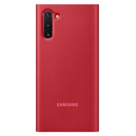 Чехол (флип-кейс) Samsung для Samsung Galaxy Note 10 Clear View Cover красный (EF-ZN970CREGRU) - фото 2