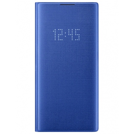 Чехол (флип-кейс) Samsung для Samsung Galaxy Note 10+ LED View Cover синий (EF-NN975PLEGRU) - фото 1