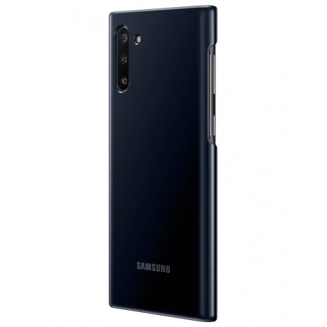 Чехол (клип-кейс) Samsung для Samsung Galaxy Note 10 LED Cover черный (EF-KN970CBEGRU) - фото 3