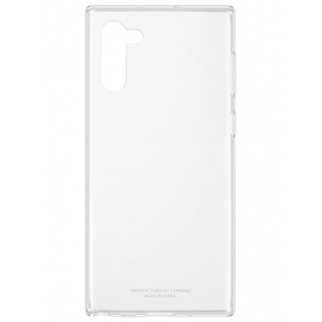 Чехол (клип-кейс) Samsung для Samsung Galaxy Note 10+ Clear Cover прозрачный (EF-QN975TTEGRU) - фото 5