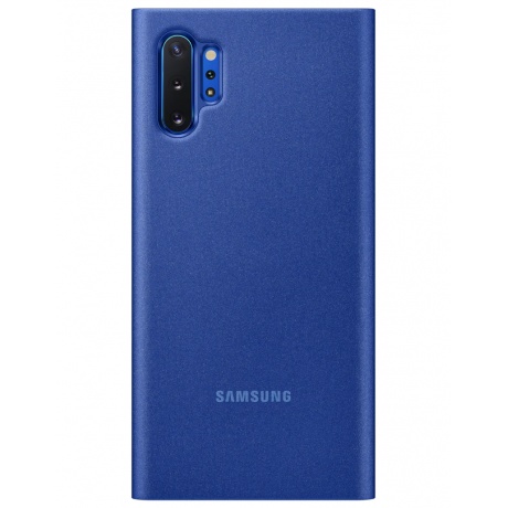 Чехол (флип-кейс) Samsung для Samsung Galaxy Note 10+ Clear View Cover синий (EF-ZN975CLEGRU) - фото 2