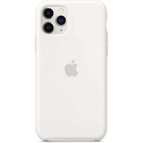 Чехол (клип-кейс) Apple для Apple iPhone 11 Pro Silicone Case белый (MWYL2ZM/A) - фото 1