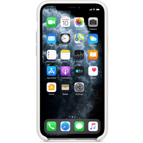 Чехол (клип-кейс) Apple для Apple iPhone 11 Pro Silicone Case белый (MWYL2ZM/A) - фото 2